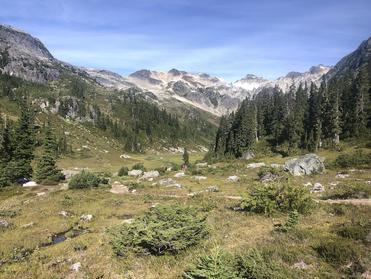 Brandywine Meadows hiking and camping near Whistler, BC