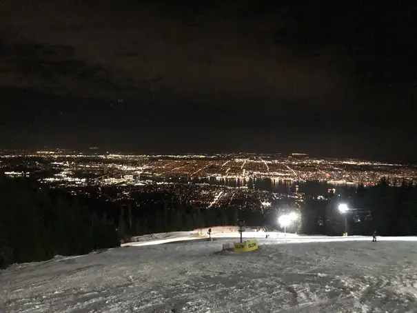 Night Skiing Grouse Mountain Vancouver