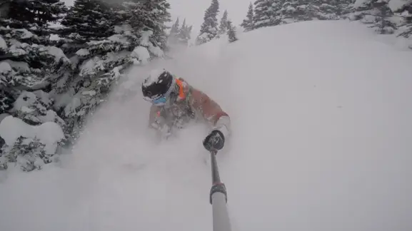 Whistler Deep Powder Skiing 