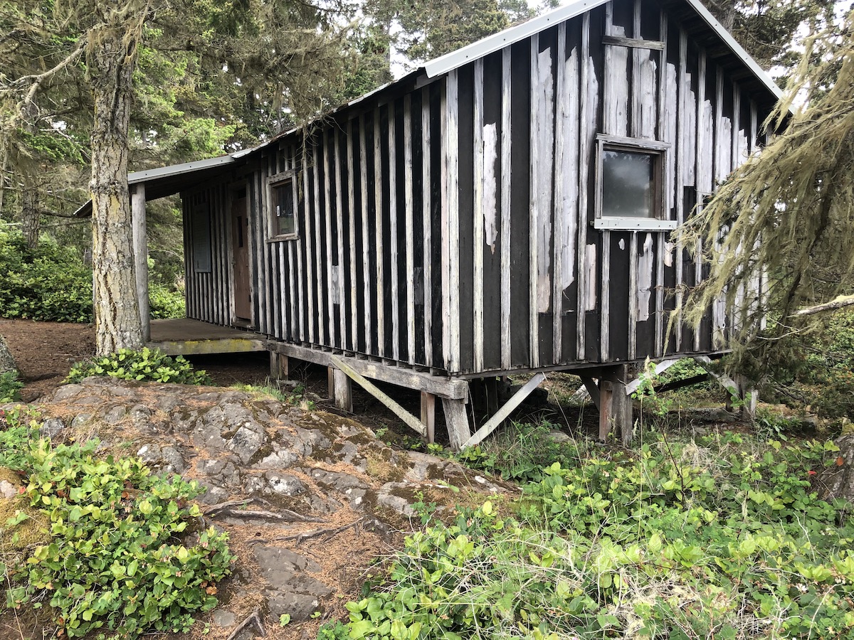 TRAP SHACK, Coast Trail, East Sooke Provincial Park 