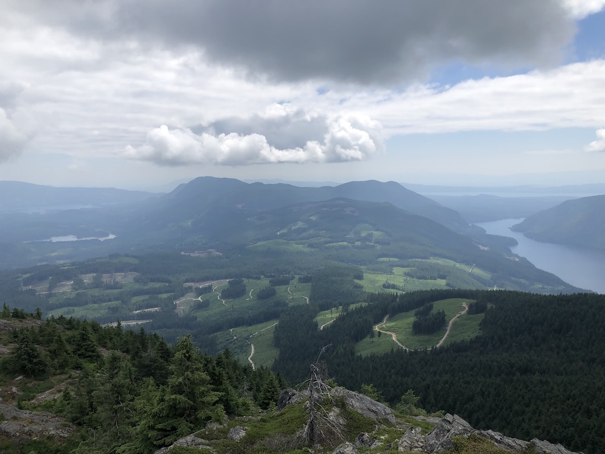 Tin Hat Hut Hike, Sunshine Coast Trail, Powell River BC