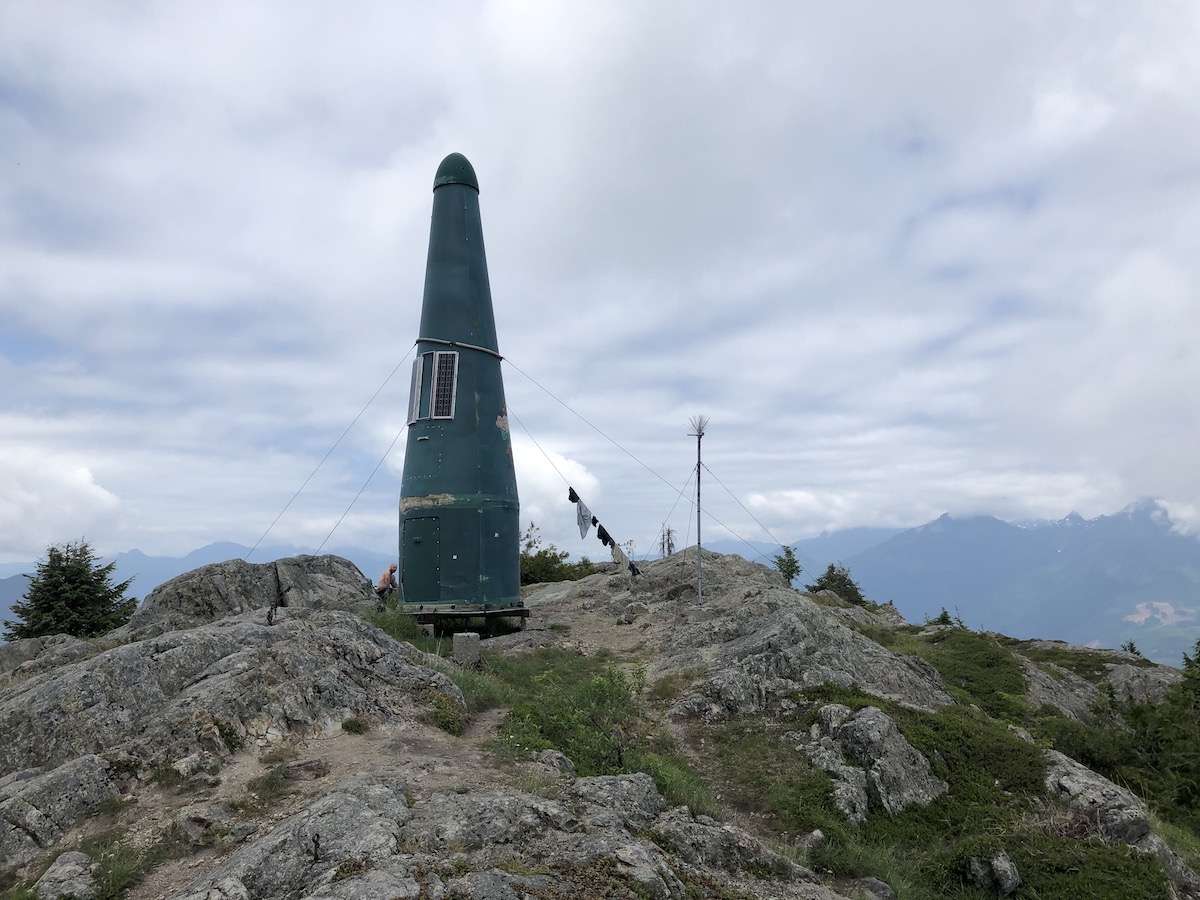 Tin Hat Hut Hike, Sunshine Coast Trail, Powell River BC