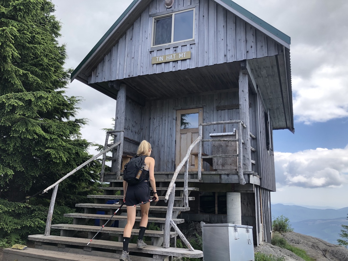 Tin Hat Hut Hike, Sunshine Coast Trail, Powell River BC