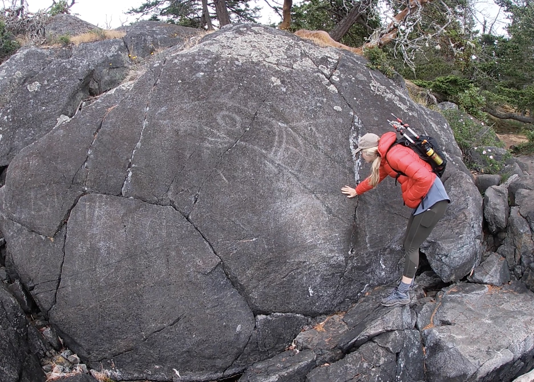 Petroglyphs, Coast Trail, East Sooke Provincial Park 