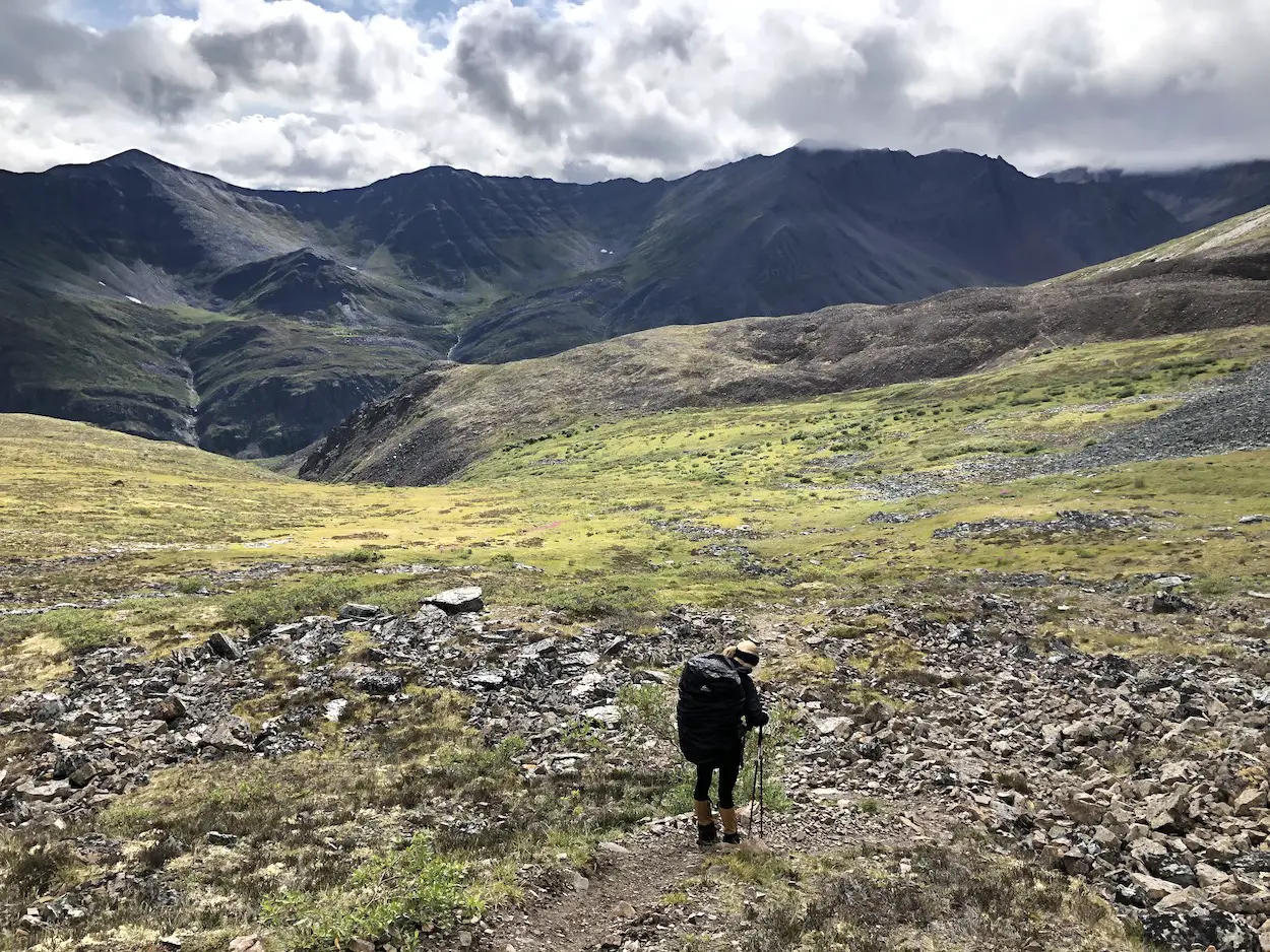Grizzly Lake Trail in Tombstone Territorial Park, Yukon 