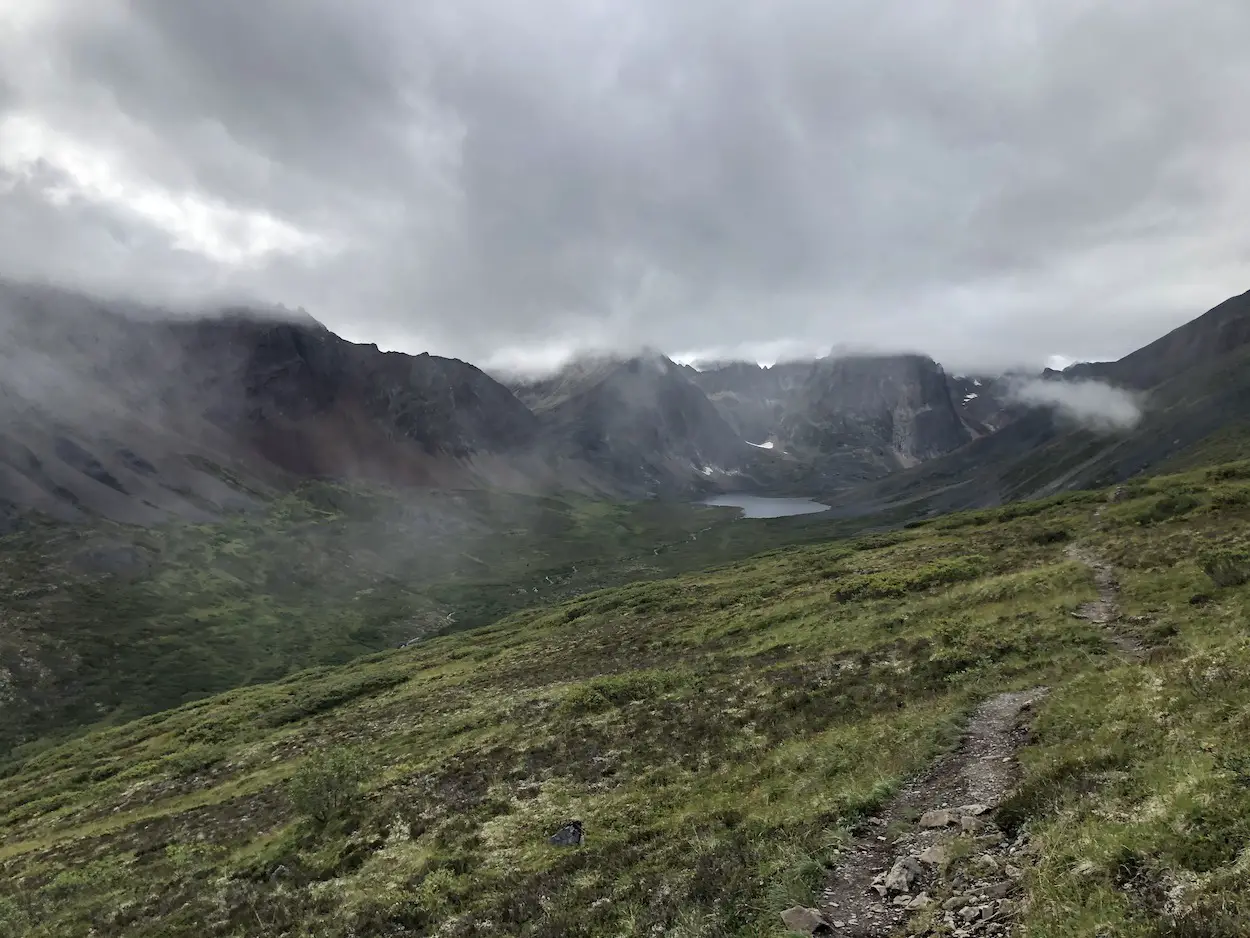 Grizzly Lake Trail in Tombstone Territorial Park, Yukon 