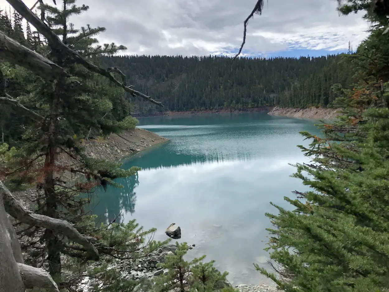 Lesser Garibaldi Lake, View from Garibaldi Lake Trail in Garibaldi Provincial Park 