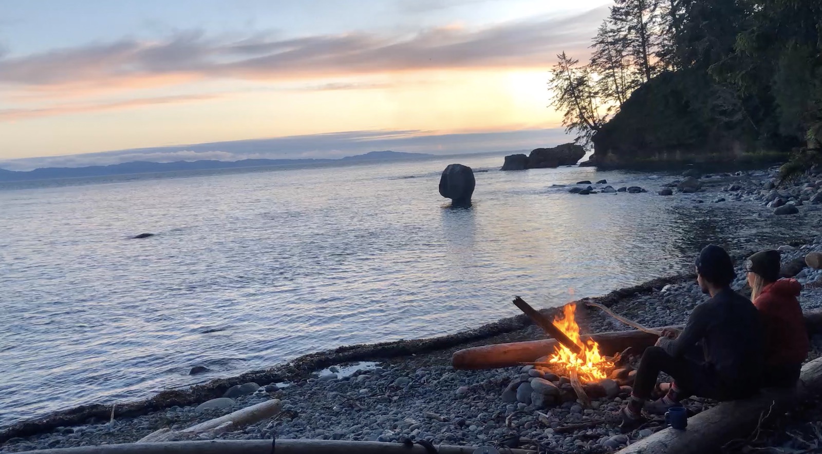 sunset Juan De Fuca Trail Chin Beach 