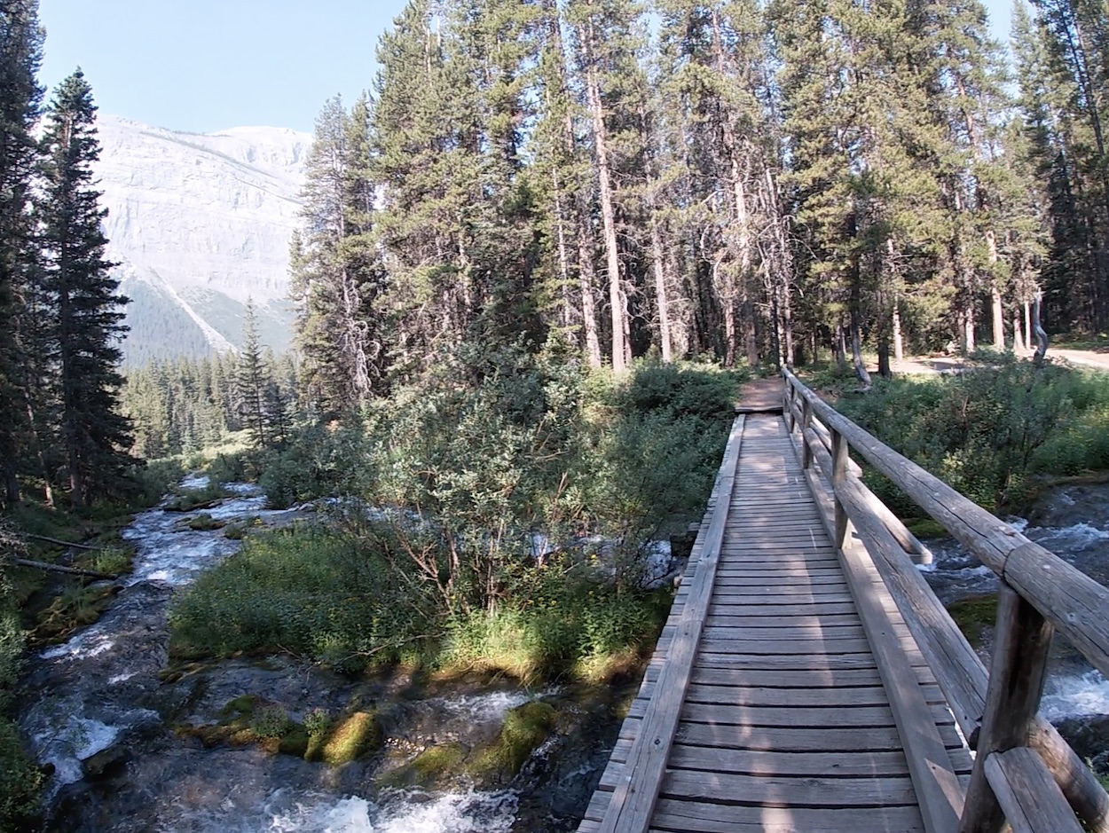 Bryant Creek Bridge, Mt Assiniboine Provincial park Trail 