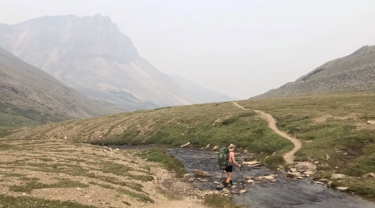 Hiking the Skyline Trail in Jasper National Park, Curator Campground, Snowbowl Campground, Tekarra Campground 