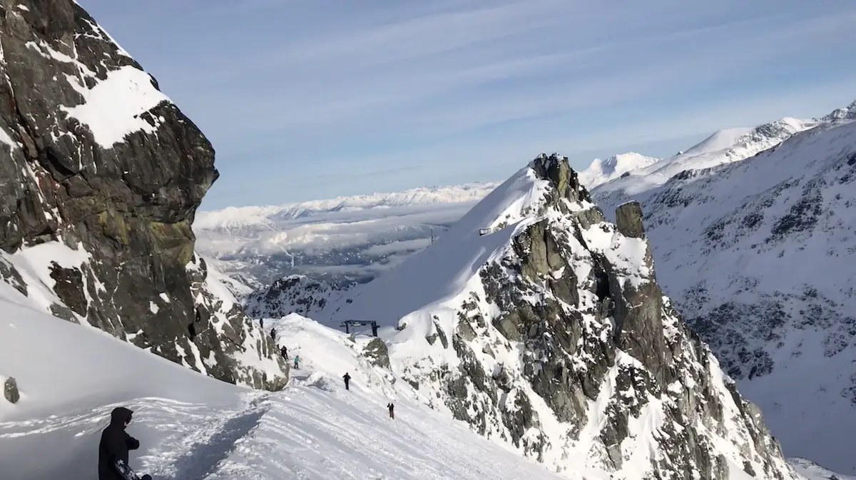 Blackcomb Glacier in Whistler Blackcomb 