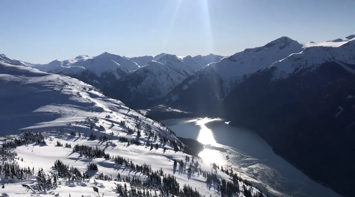 Cheakamus Lake Skiing Whistler Blackcomb 