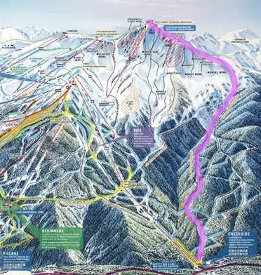 Whistler Ski Resort Trail Map The 9 Best Groomed Runs On Whistler – Rise & Alpine