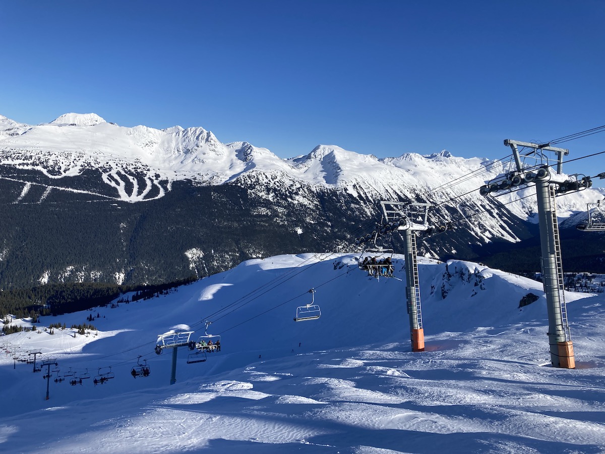 Harmony Chair, Bluebird Day, Whistler BC 