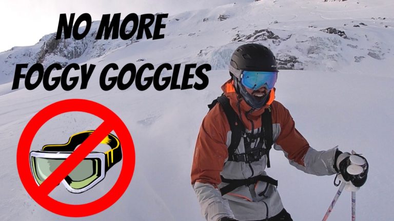 How to stop goggles from fogging