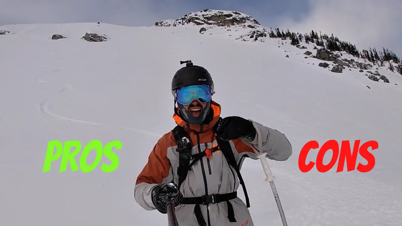 Skiing with a Backpack PROS & CONS Rise & Alpine