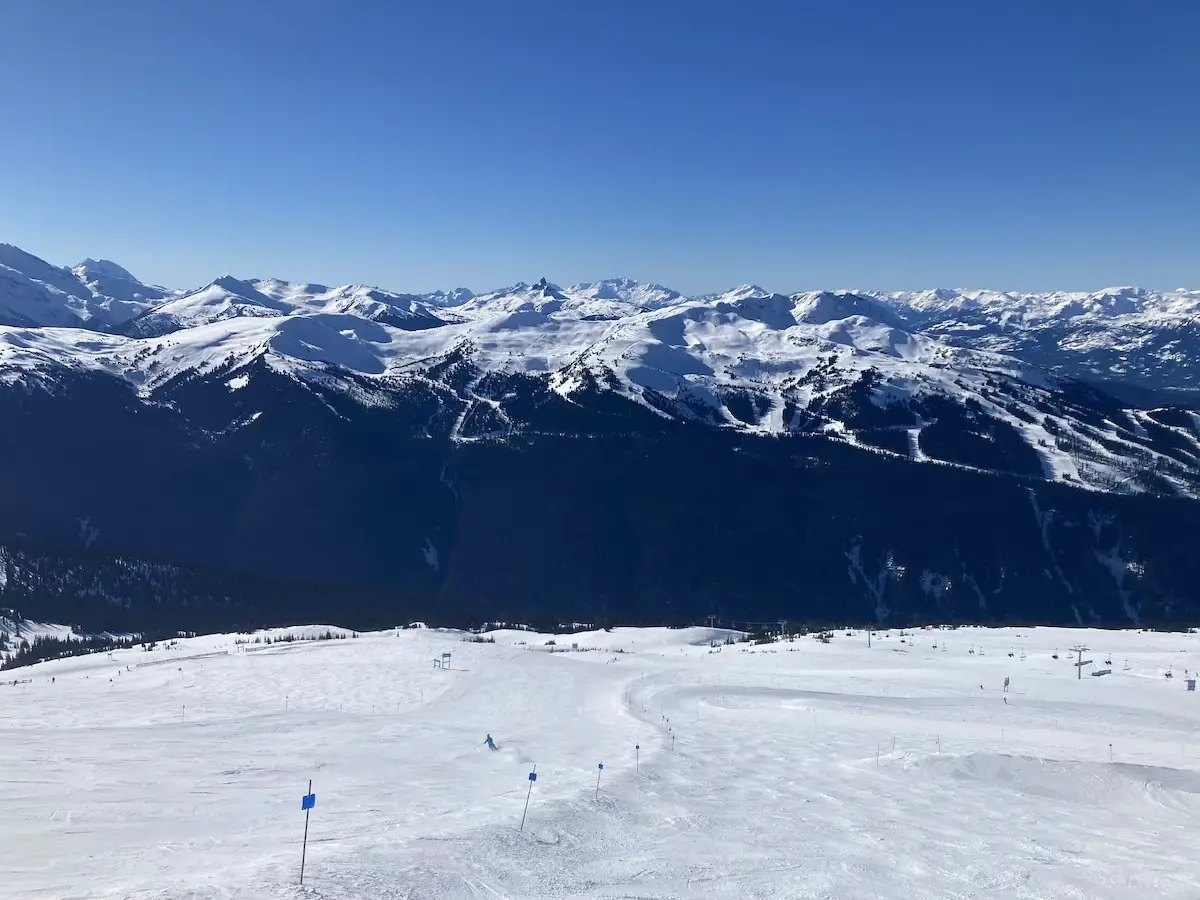 Bluebird Views on 7th Heaven, Blackcomb Mountain, Whistler Blackcomb BC 