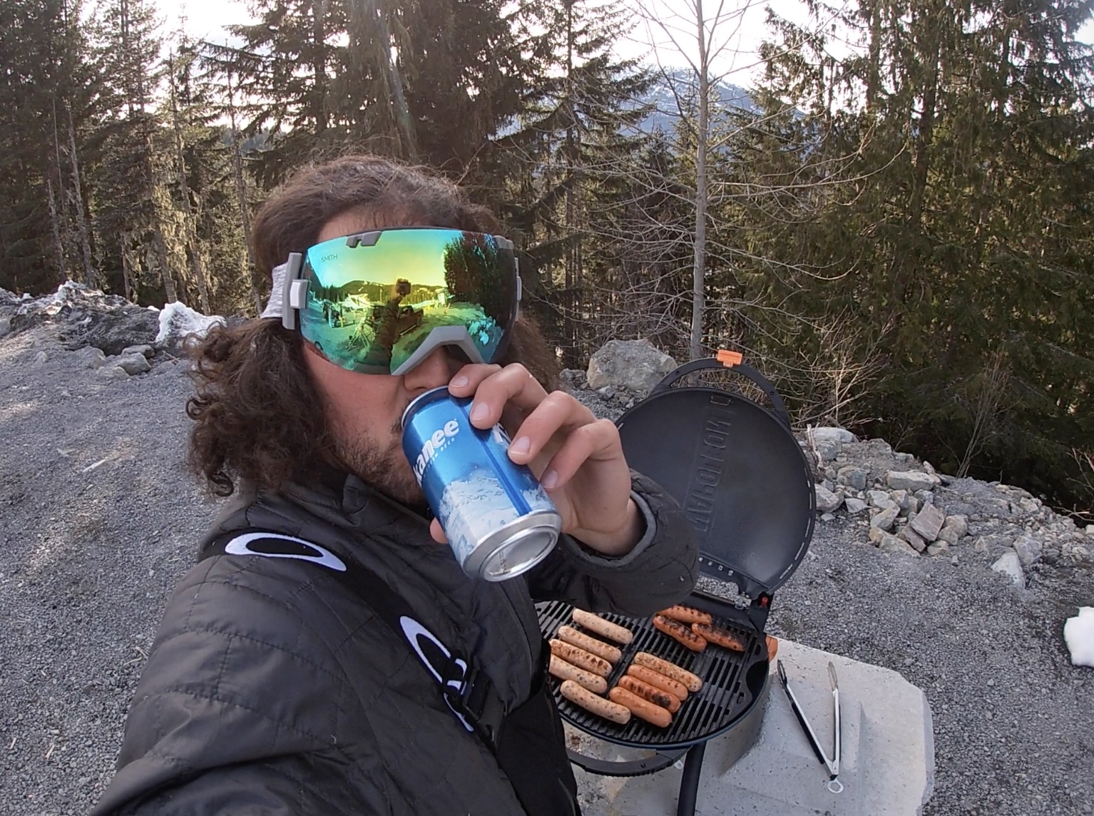 Apres ski in Whistler Parking Lot 8 