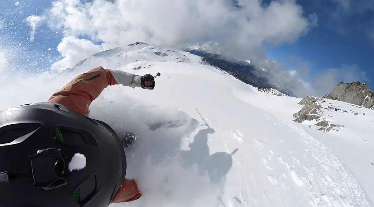 Skiing Spring Powder at Whistler Blackcomb 