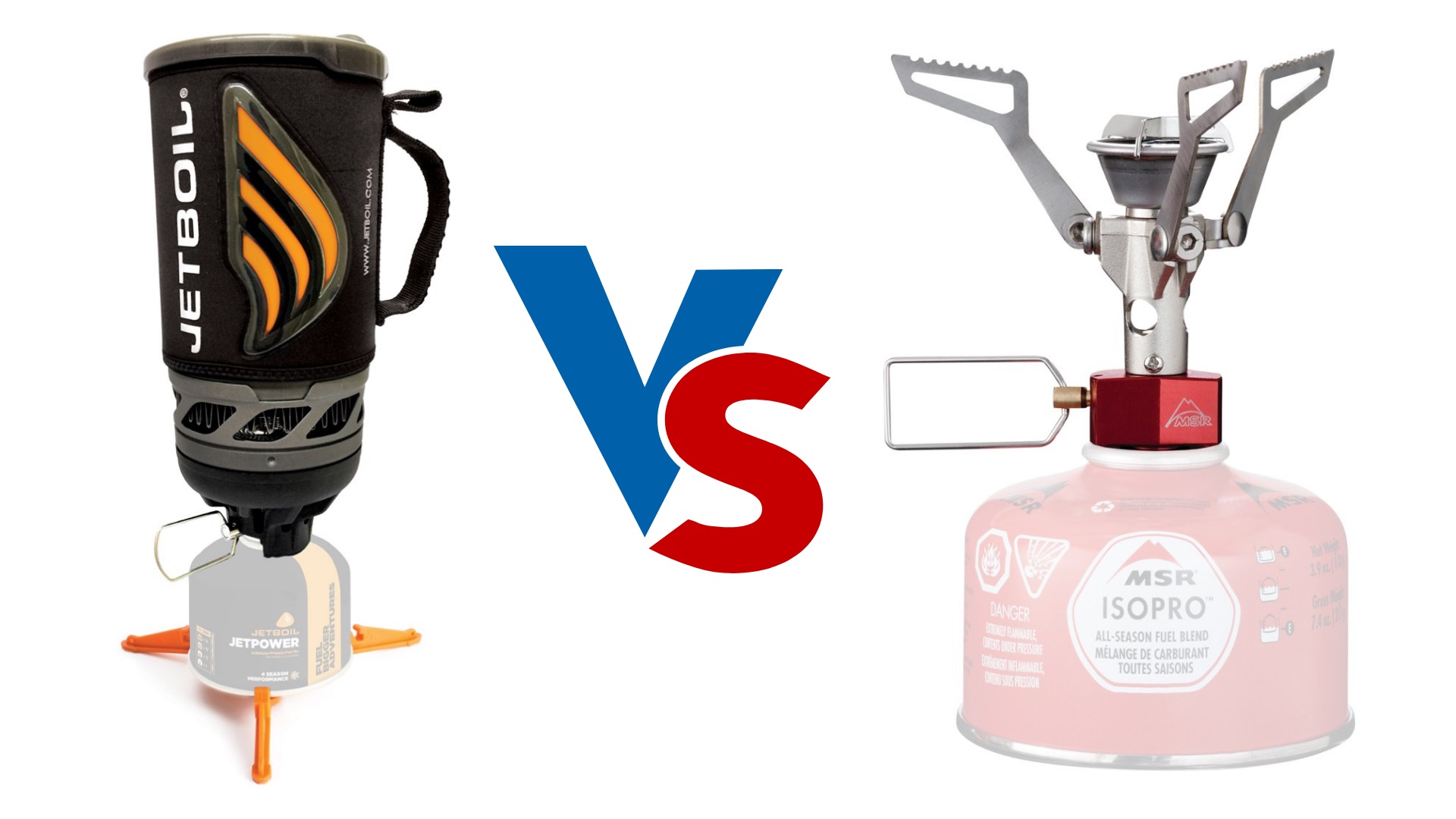 Jetboil Flash Stove System vs MSR Pocket Rocket 2 Stove 