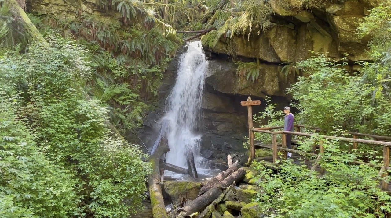 Blackwater Creek Trail, Kelly Falls, David Lam Falls, Powell River BC Hiking