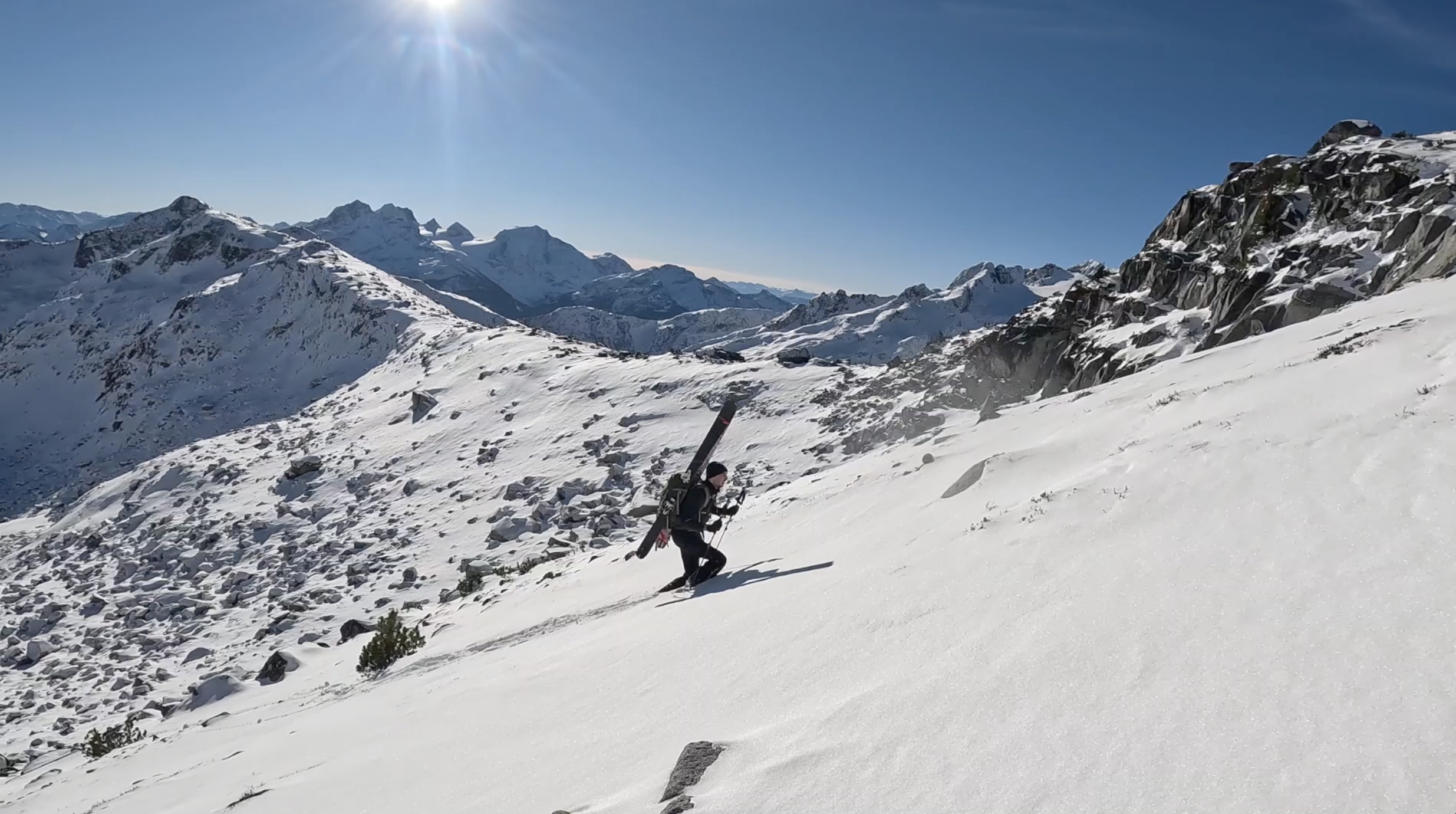 Marriott Basin Ski Touring, Duffy Lake, Pemberton BC