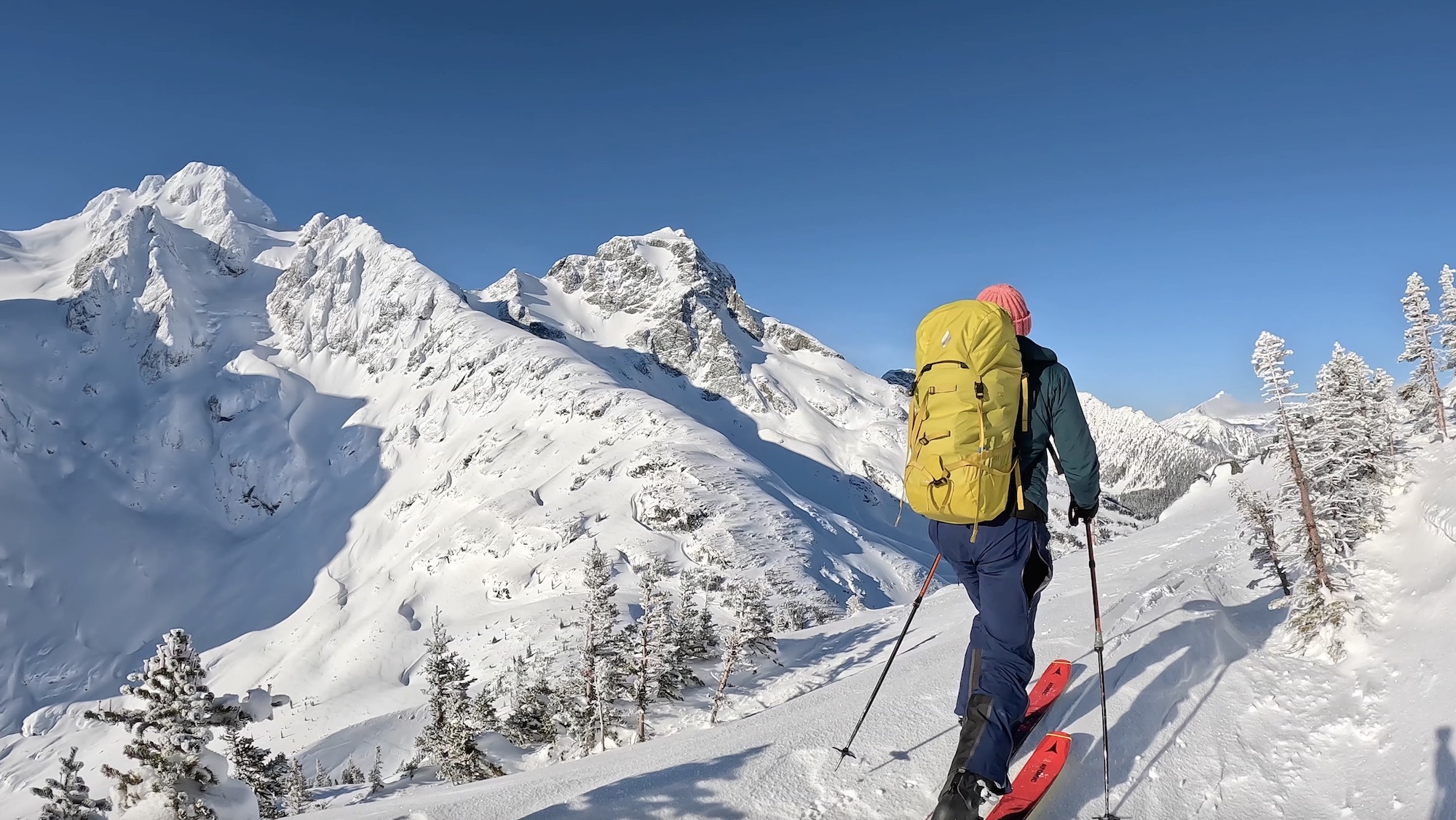 Staring at Joffre peak and Mt Matier