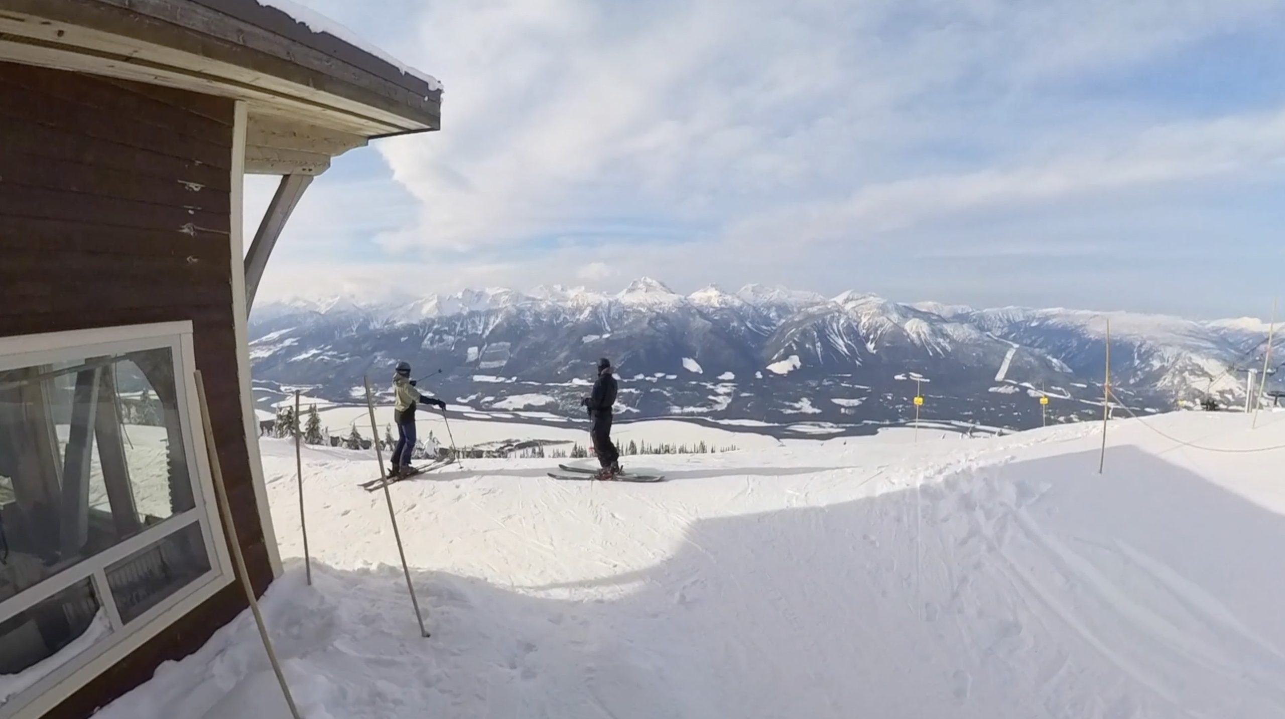 The top of the Stoke chair at Revelstoke Mountain Resort 