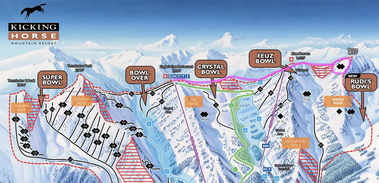 Kicking Horse Mountain Resort Skiing Guide