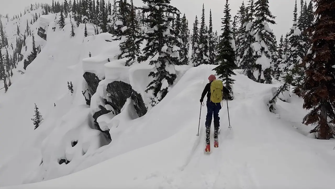 Trash Chutes, Whitewater ski resort, Nelson BC 