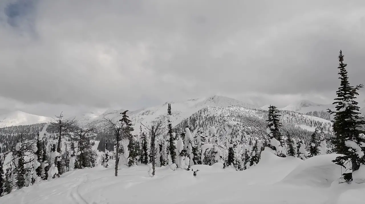 The views at Whitewater Resort in Nelson BC 