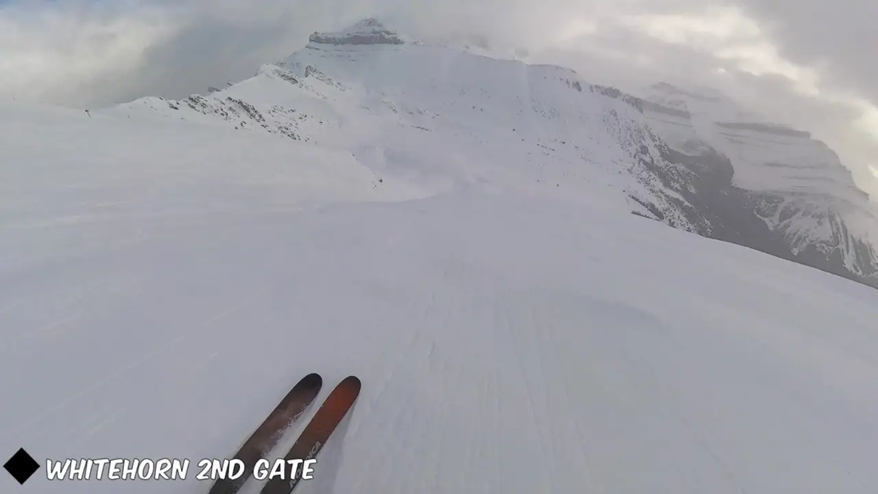 Skiing Whitehorn's at Lake Louise 